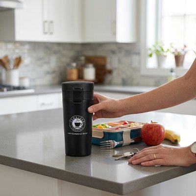Mug-isotherme-noir-sur-une-table