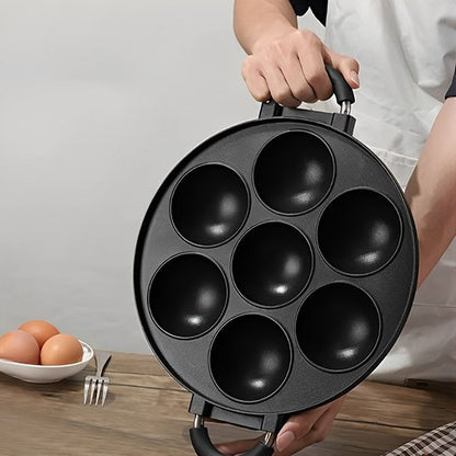 Moule à gâteau multi‑cavités avec couvercle en verre, adapté pour des cuissons homogènes et rapides.