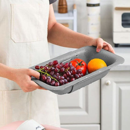 Passoire polyvalente pour rincer et égoutter fruits et légumes.