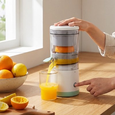 Presse-agrume-pressant-du-jus-d-orange 