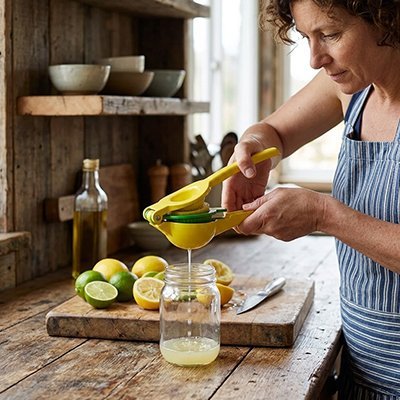 Presse agrumes efficace pour presser limes et citrons dans une préparation